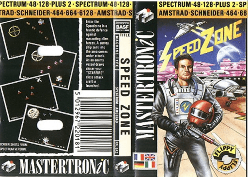 Speed Zone box art for ZX Spectrum